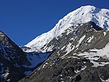 13 Tilicho Peak Tower Over Mesokanto La Tilicho Peak towered over the steep, snow and ice clad Mesokanto La.